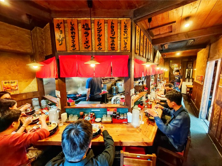 Dining Area of Hanamaruken Hozenji