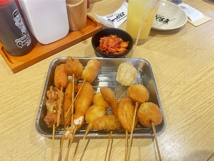 Kushikatsu Daruma Deep-fried Skewers