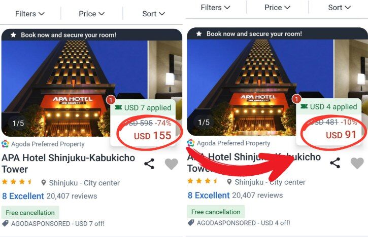 Tricks to Get Cheap Hotel Prices in Tokyo