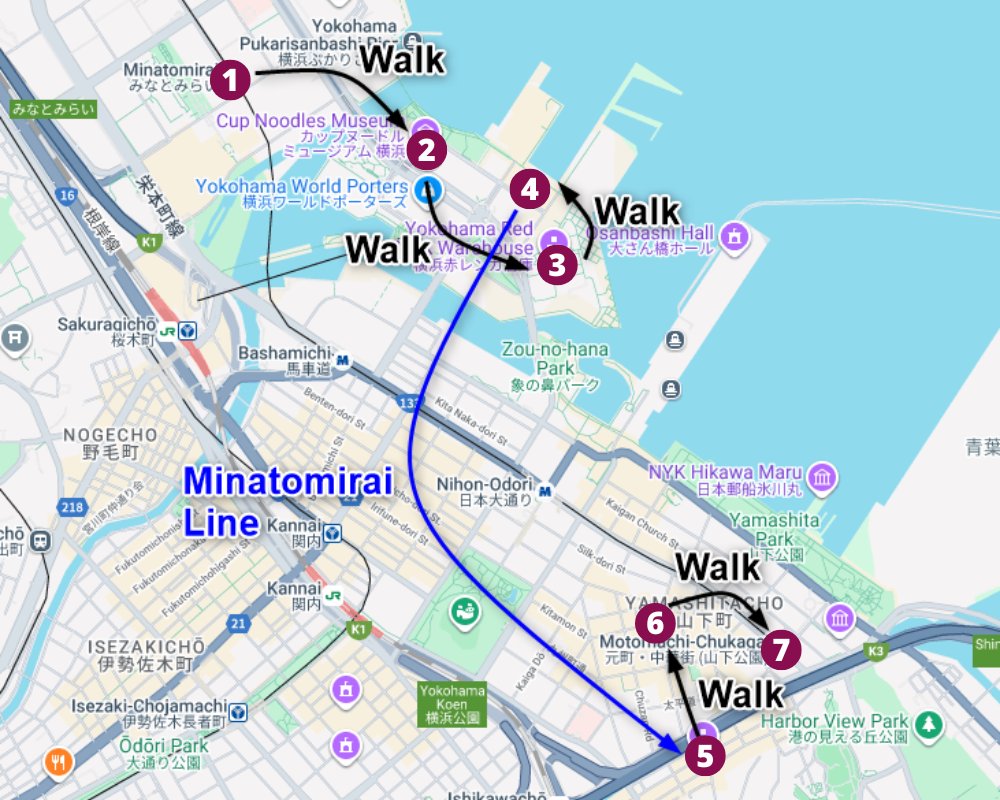 Yokohama Day Trip Itinerary