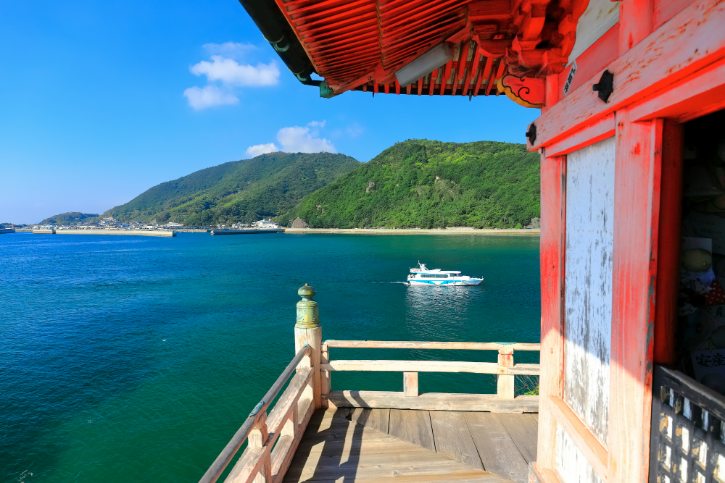 Wooden Walkway at Abuto Kannon