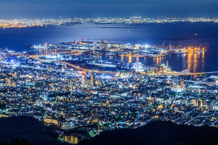 Night View from Mount Rokko