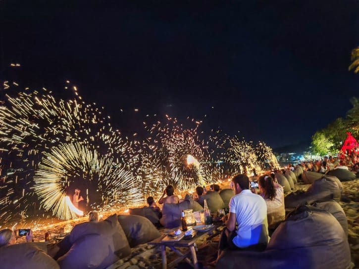 Fire Show at Coco Tam's