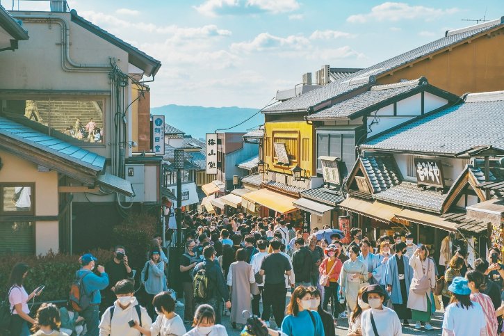 Peak Season in Kyoto