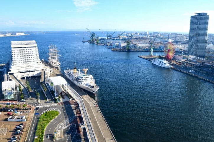 View from Kobe Port Tower