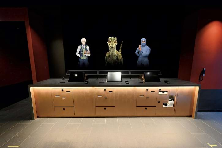 Lobby of Henn na Hotel Tokyo Asakusa Tawaramachi