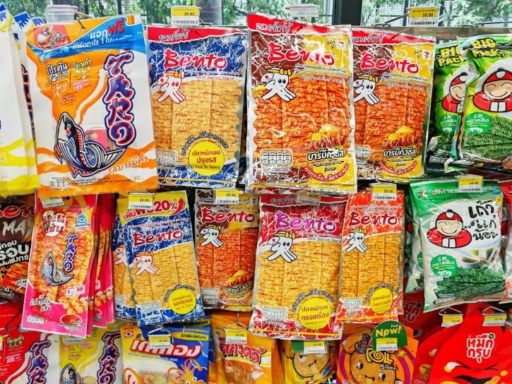 Thai Dried Squid Snacks