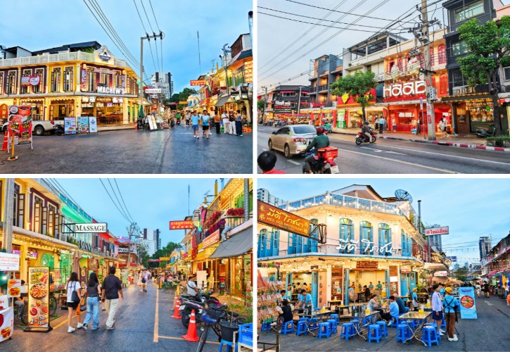 Banthat Thong Road and Soi Chulalongkorn 14