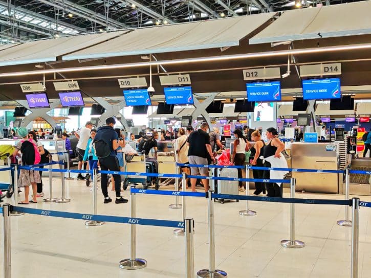 Bangkok Airport Departure Hall