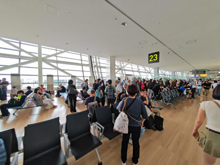 Boarding Area in Kansai Airport Japan