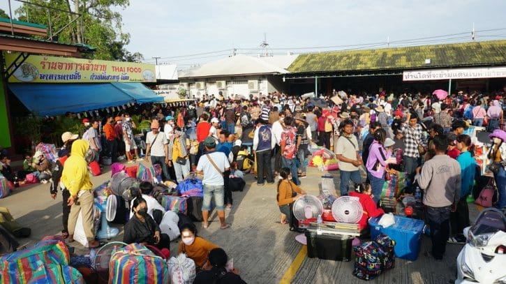 Thailand and Cambodia Border