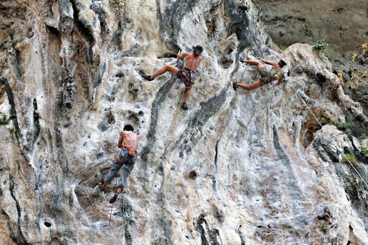 Rock Climbing at Tonsai Beach