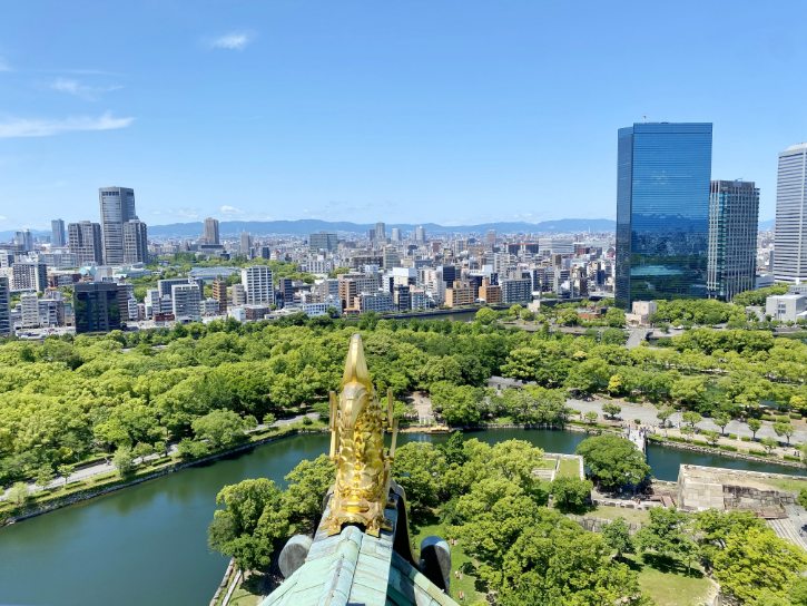 View from Osaka Castle