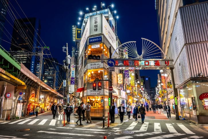 Shimbashi Nishiguchi Street