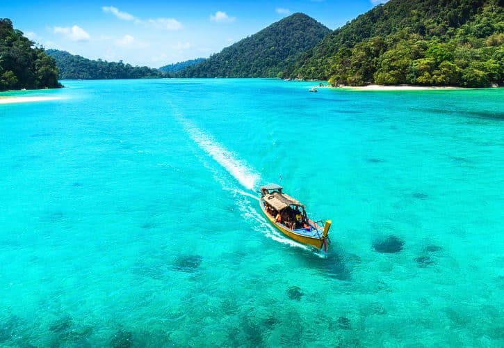Thailand Islands With Crystal Clear Water