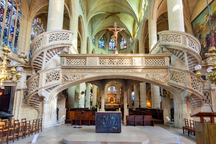 Inside View of Église Saint-Étienne-du-Mont