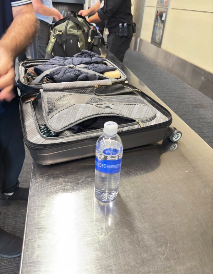 Airport Security Liquid Bag Inspection