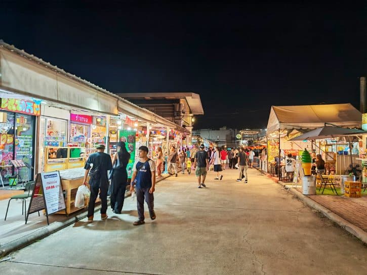 Bangkok Night Market Street