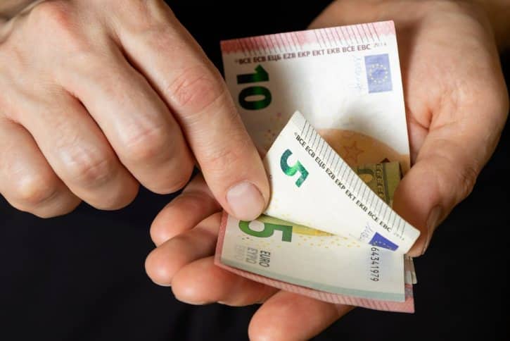 Euro Cash in Hand