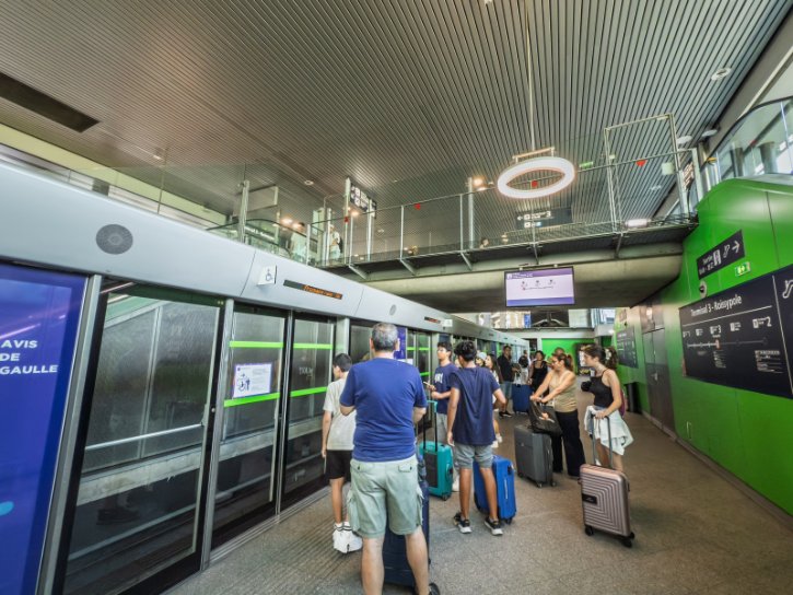 Paris Charles De Gaulle Airport CDGVAL Train Station