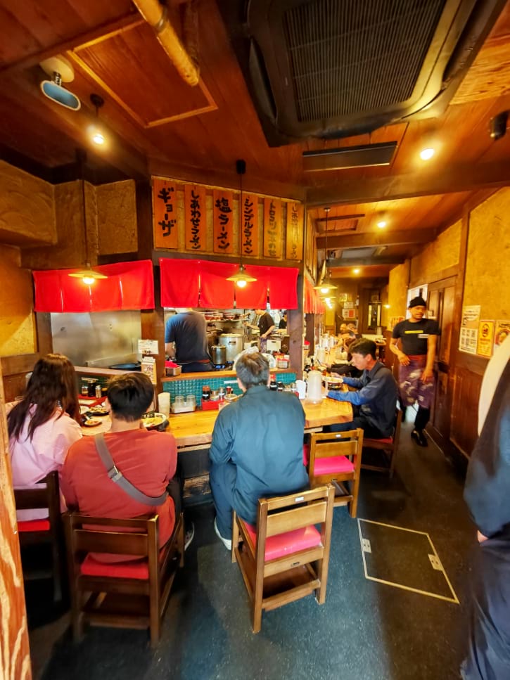 Small Restaurant With Limited Seating in Japan