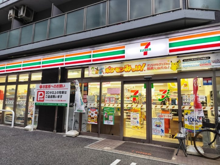 7 Eleven Convenience Store in Tokyo