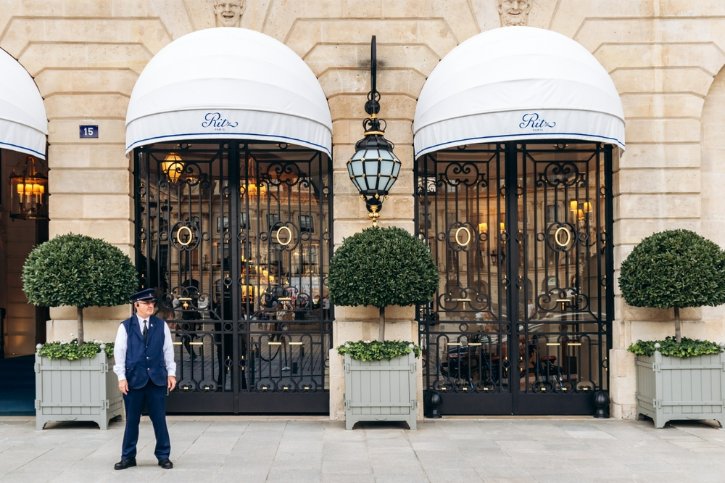 Paris Luxury Hotel Entrance