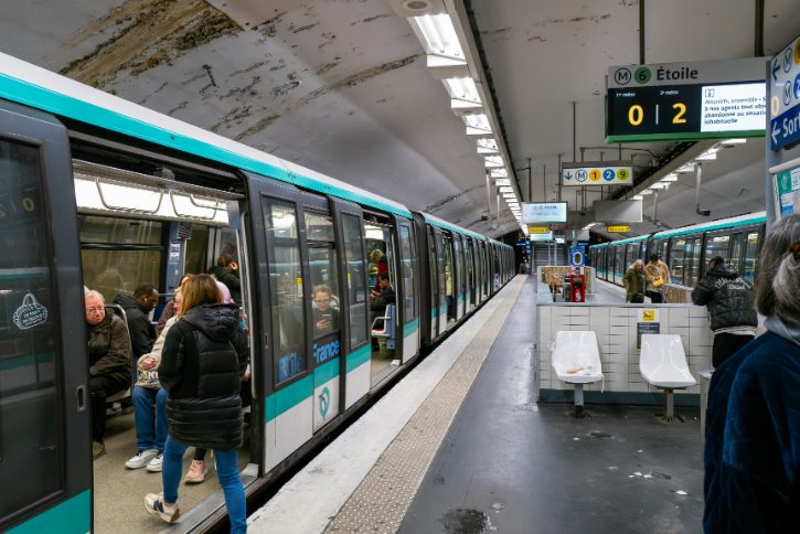 Paris Metro Platform