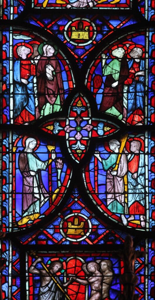 Sainte Chapelle Glass Window Detail