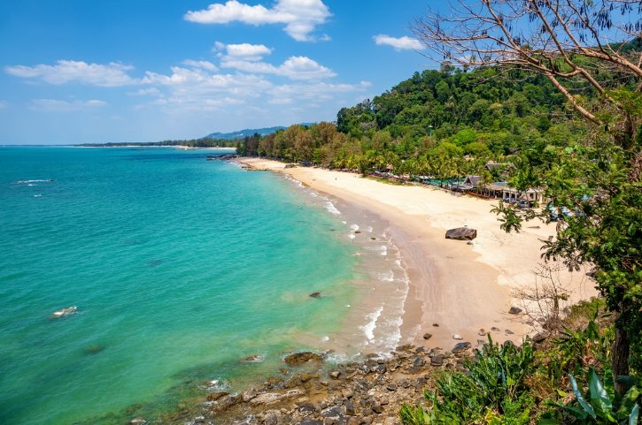 Khao Lak Beach And Turquoise Sea
