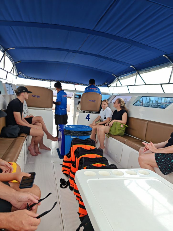Life Jackets Inside Island Tour Boat