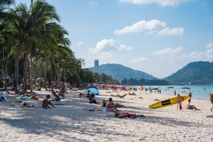 Crowded in Patong Beach