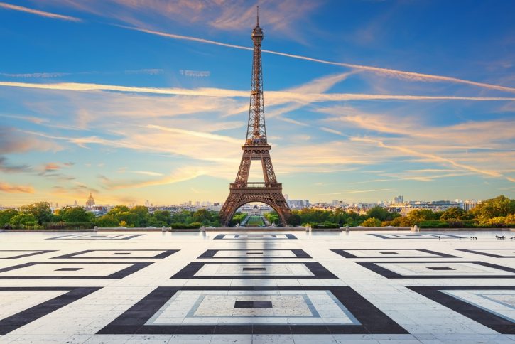 Eiffel Tower View From Trocadero