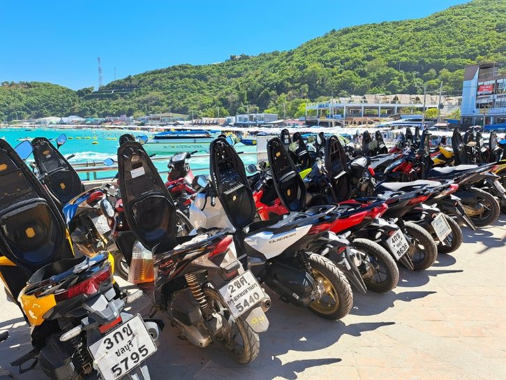 Motorbikes For Rent On Thailand Island