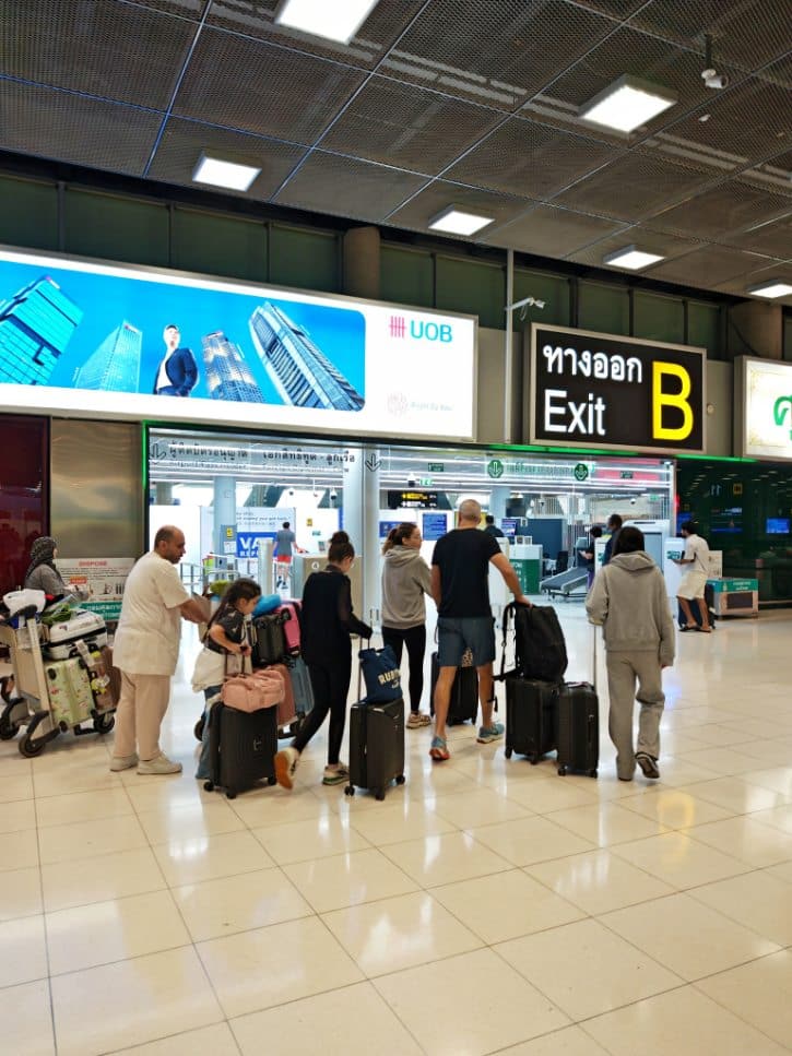 Thailand Airport Arrival