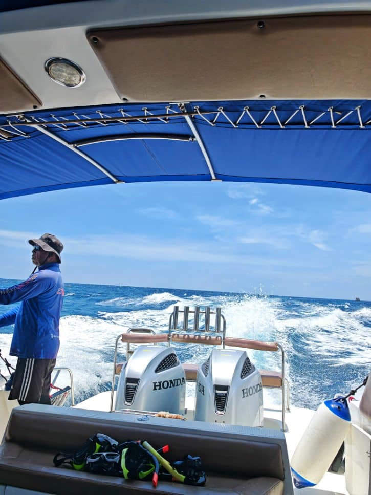 Speedboat Cruising Through Ocean Waves