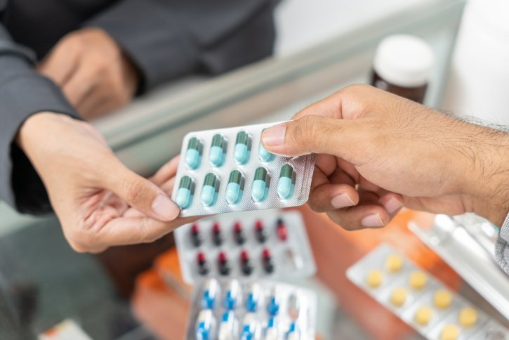 Prescription Medicine Hand Over