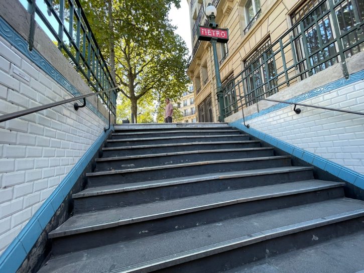 Paris Metro Stairs