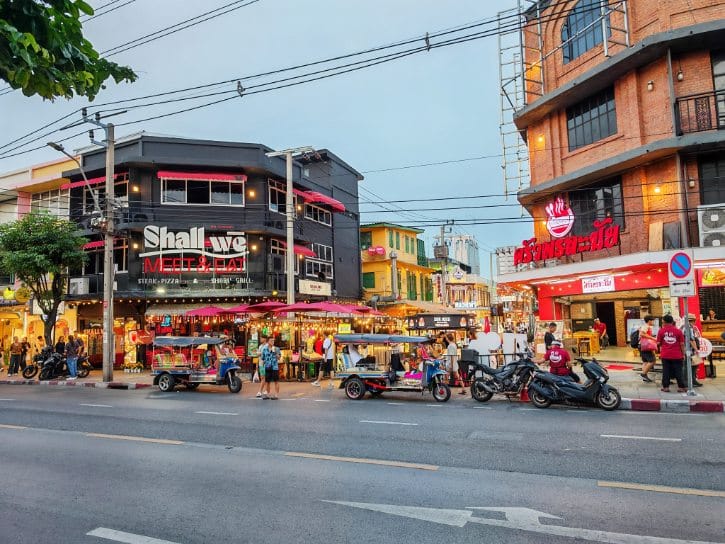 Thailand Tuk Tuk Street Scene