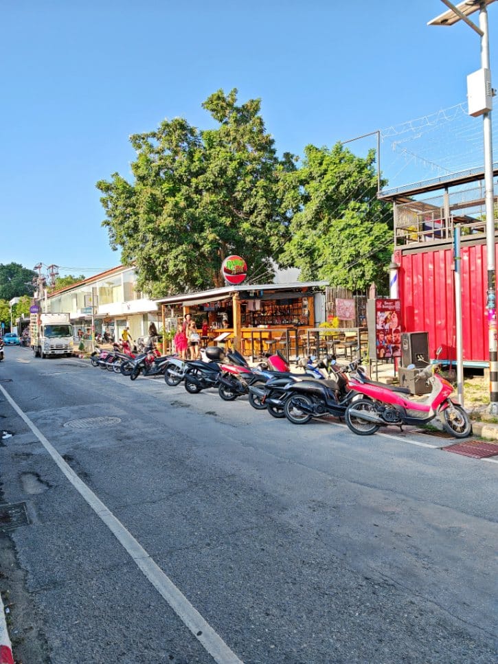 Thailand Scooter Parking