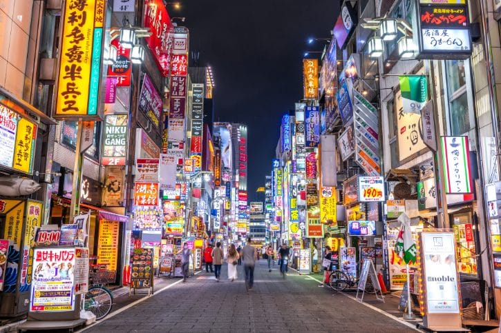 Kabukicho Night Street Tokyo