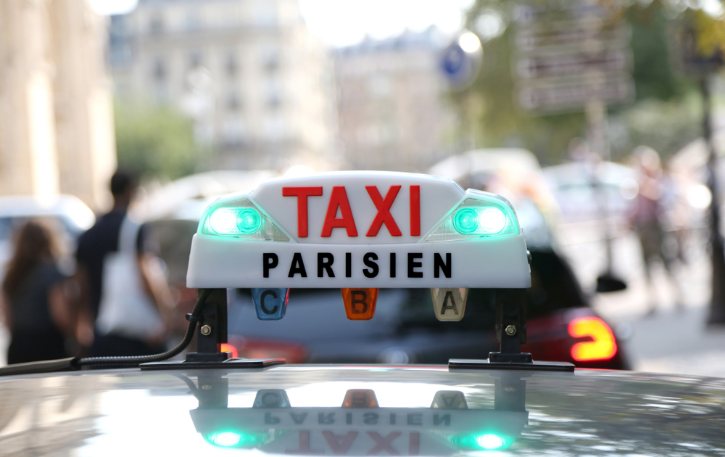 Parisian Taxi Roof Sign
