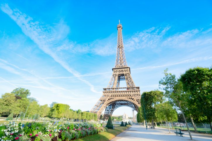 Eiffel Tower In Paris