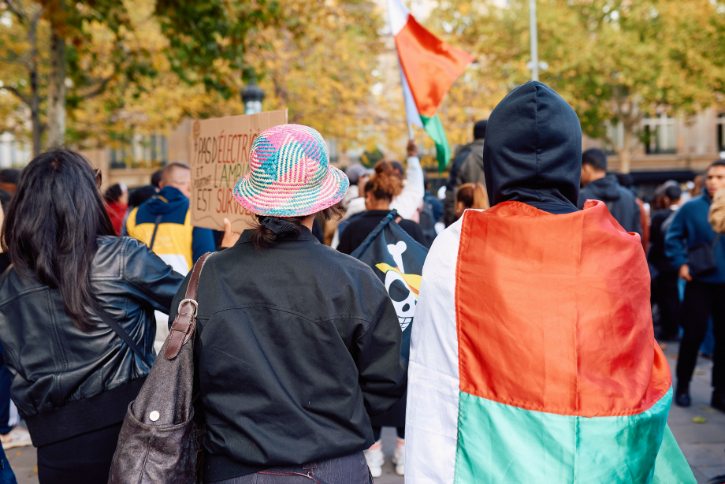 Pro Palestinian Protest In Paris