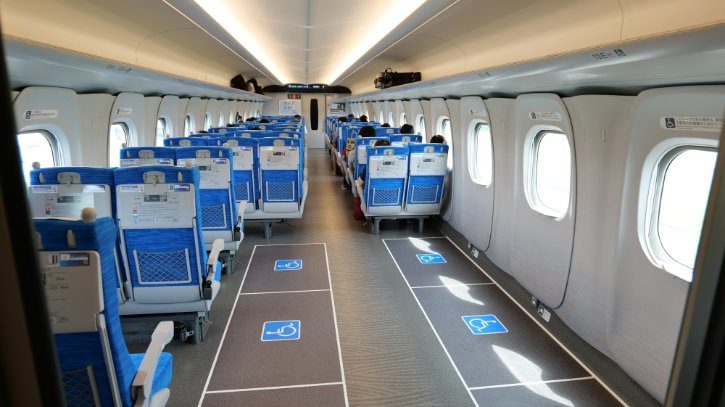 Shinkansen Seat Interior