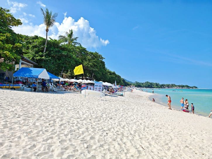 Thailand Beach Yellow Warning Flag
