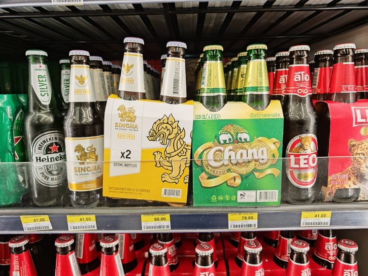 Beer On Store Shelf