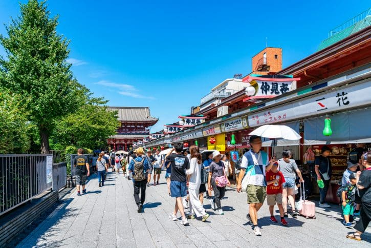 Summer at Sensoji Temple