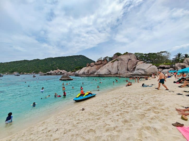 Swimming At Thai Tropical Beach