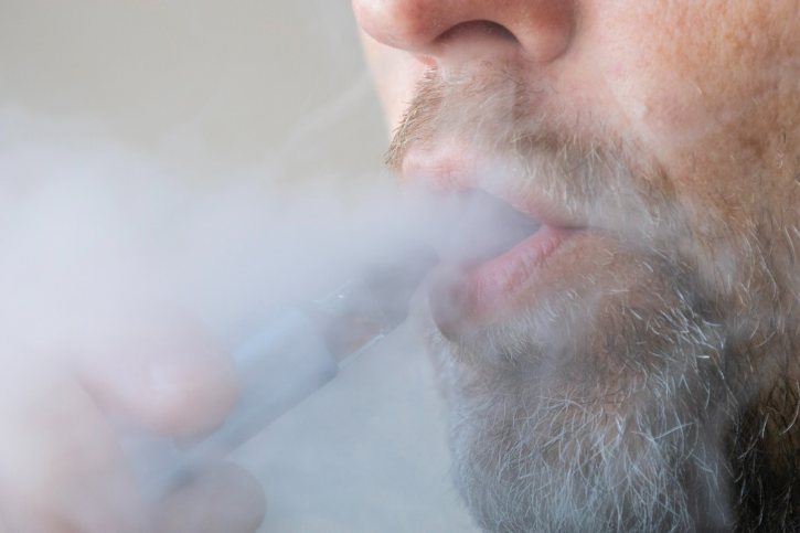 Person Using E Cigarette